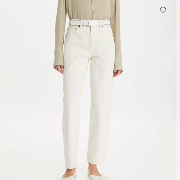 Tory Burch Slim Jean Soft Oatmeal - Picture 2 of 6
